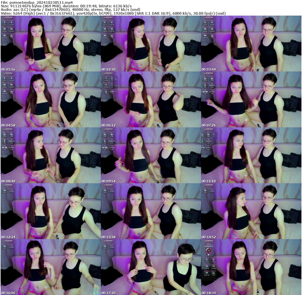 Preview thumb from pornostendap on 2024-10-23 @ bongacams