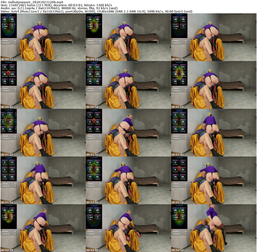 Preview thumb from redhotpeppers on 2024-10-23 @ bongacams