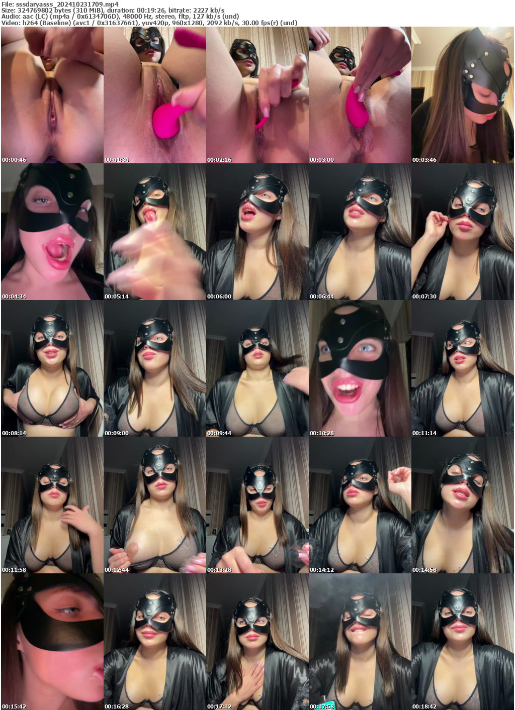 Preview thumb from sssdaryasss on 2024-10-23 @ bongacams