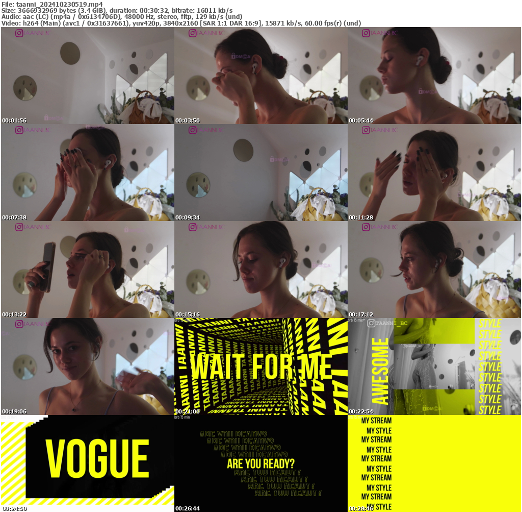 Preview thumb from taanni on 2024-10-23 @ bongacams