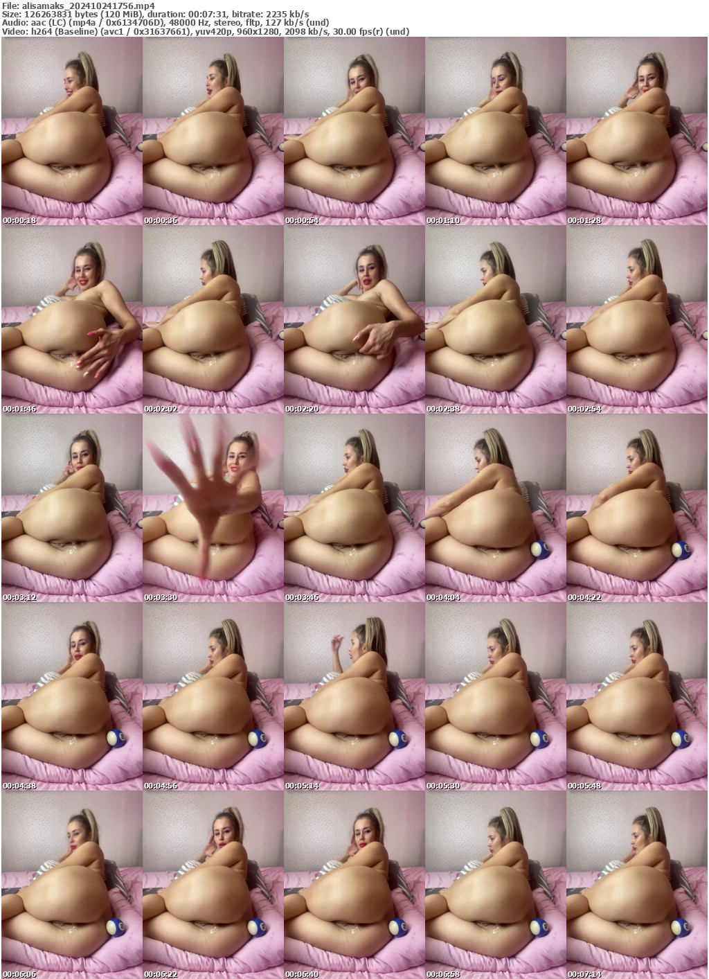 Preview thumb from alisamaks on 2024-10-24 @ bongacams