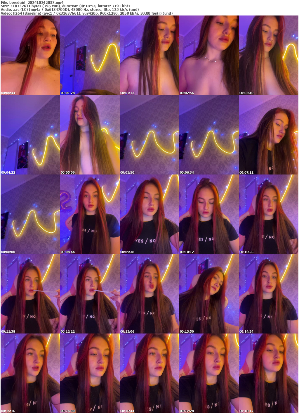 Preview thumb from boredgirl on 2024-10-24 @ bongacams