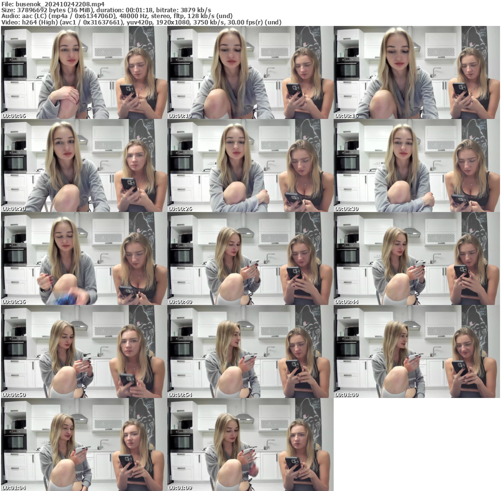 Preview thumb from busenok on 2024-10-24 @ bongacams