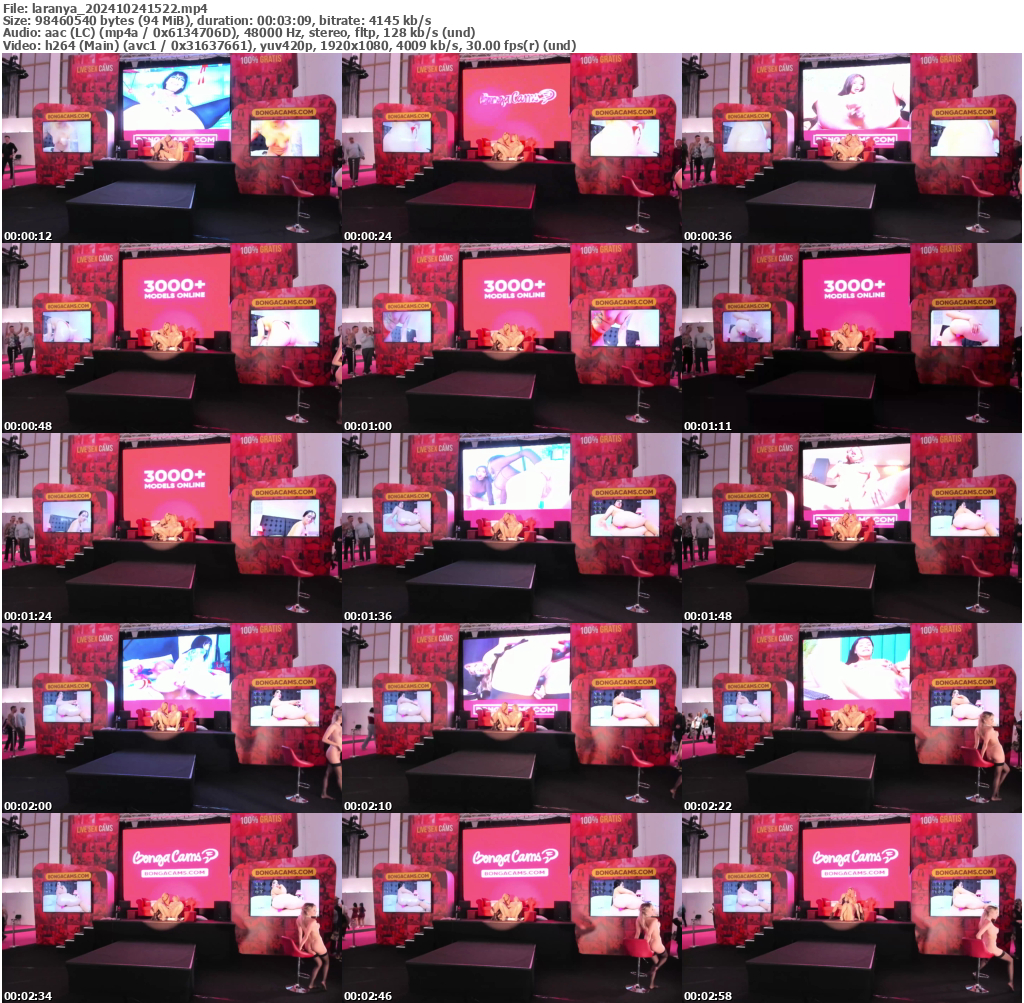 Preview thumb from laranya on 2024-10-24 @ bongacams