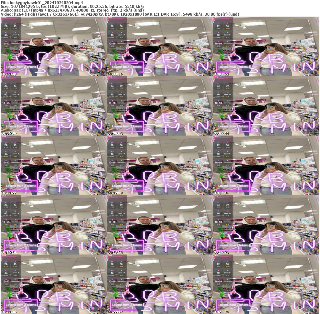 Preview thumb from luckyguyhawk01 on 2024-10-24 @ bongacams