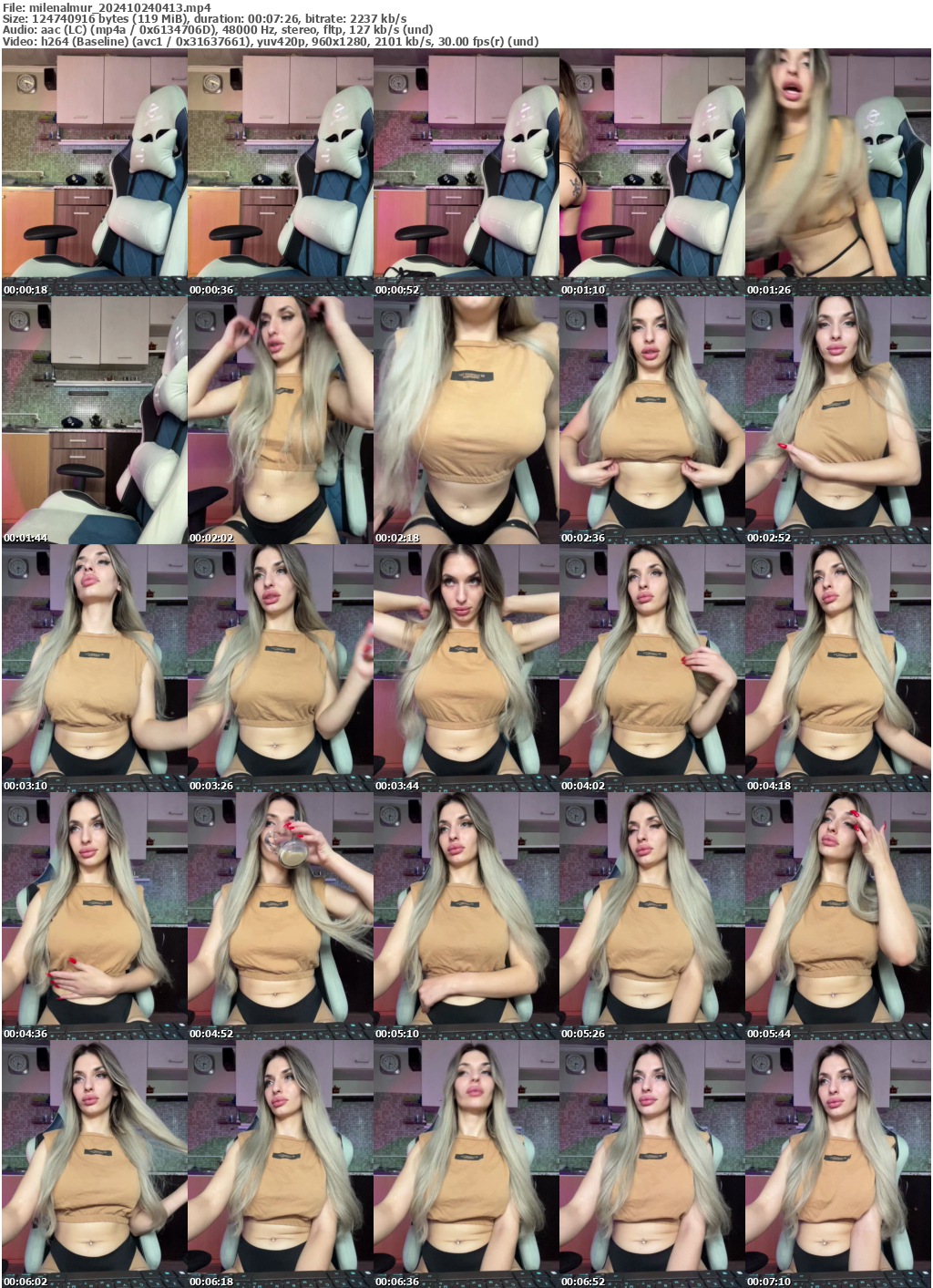 Preview thumb from milenalmur on 2024-10-24 @ bongacams