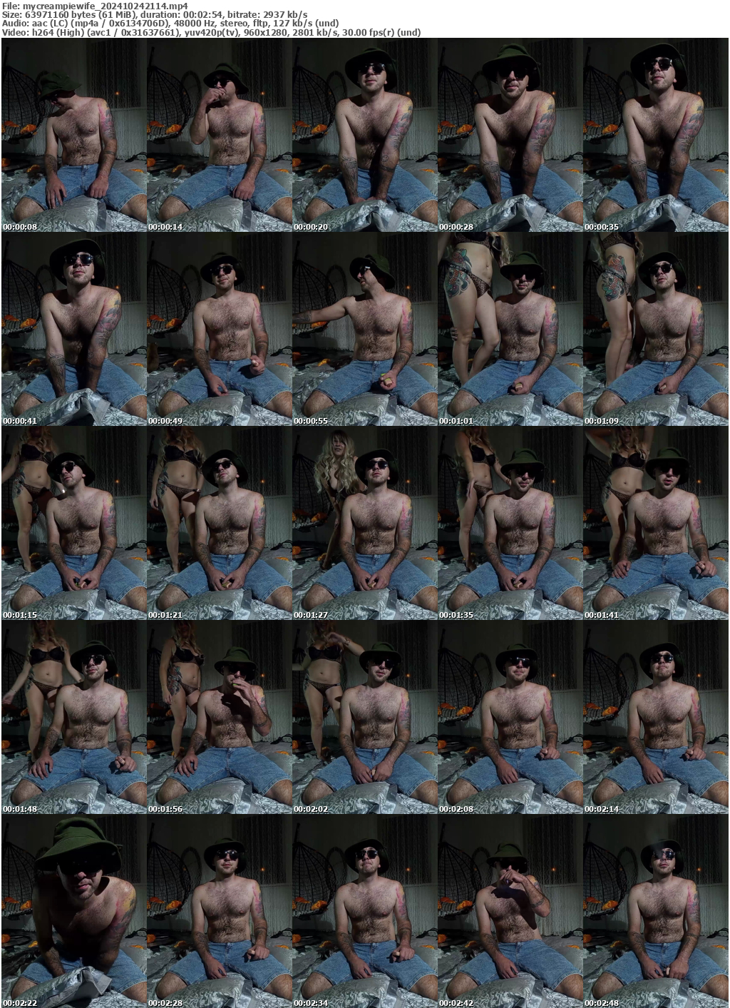 Preview thumb from mycreampiewife on 2024-10-24 @ bongacams