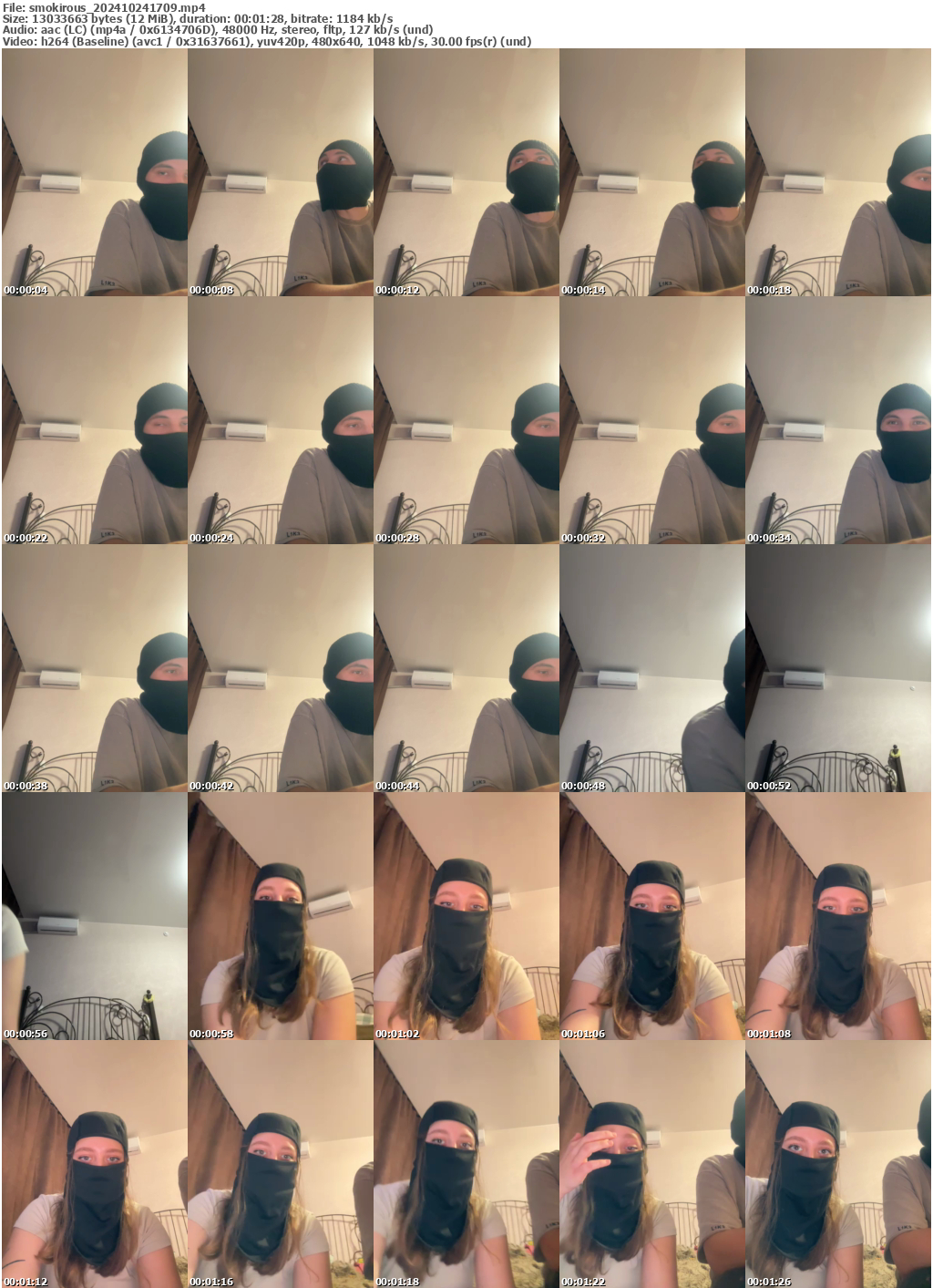 Preview thumb from smokirous on 2024-10-24 @ bongacams