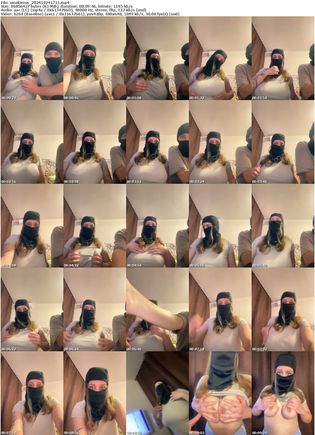 Preview thumb from smokirous on 2024-10-24 @ bongacams