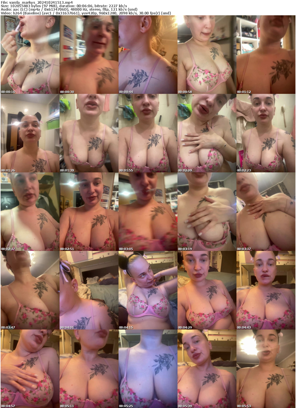 Preview thumb from vanila_markys on 2024-10-24 @ bongacams