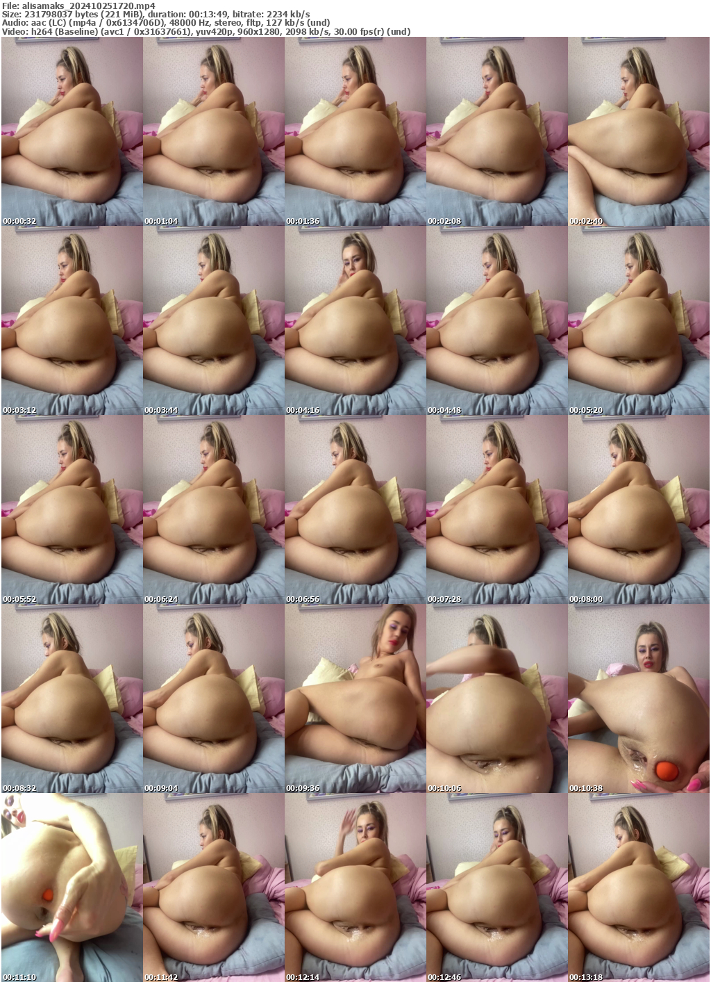 Preview thumb from alisamaks on 2024-10-25 @ bongacams
