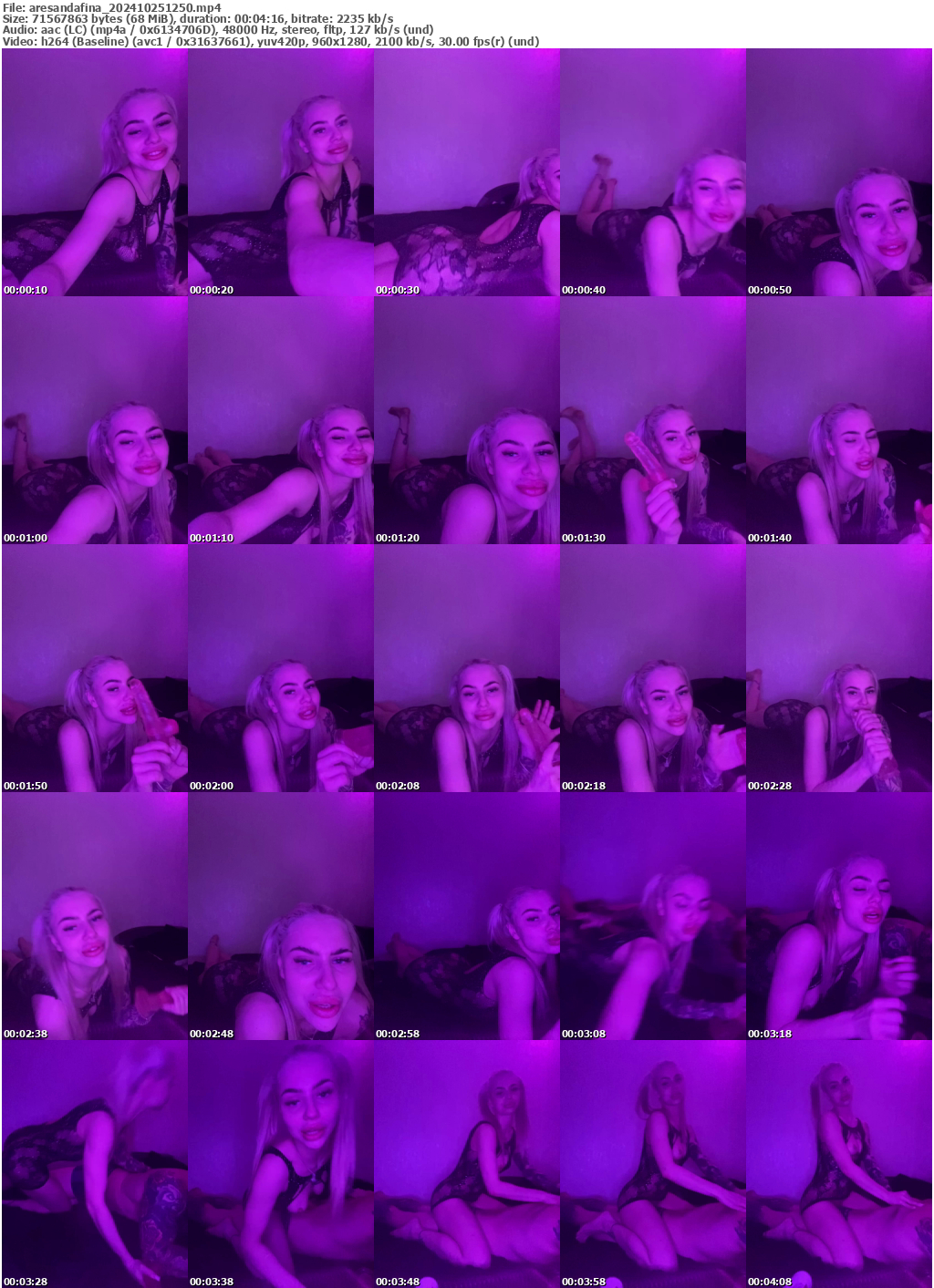 Preview thumb from aresandafina on 2024-10-25 @ bongacams