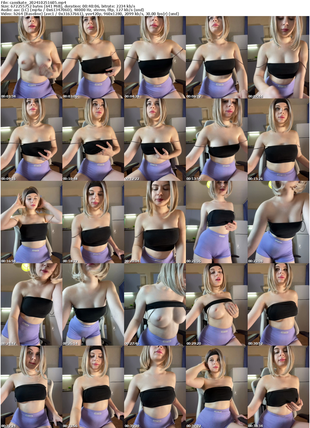 Preview thumb from camikate on 2024-10-25 @ bongacams