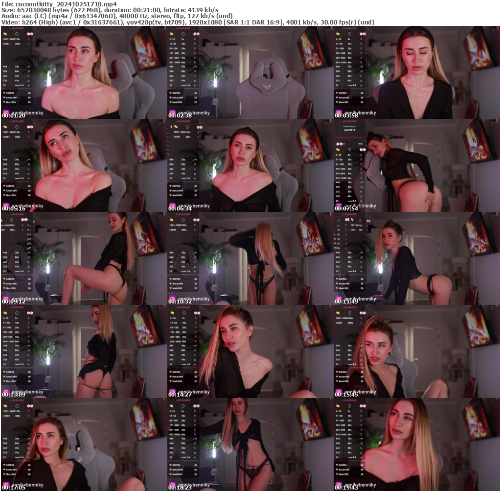 Preview thumb from coconutkitty on 2024-10-25 @ bongacams