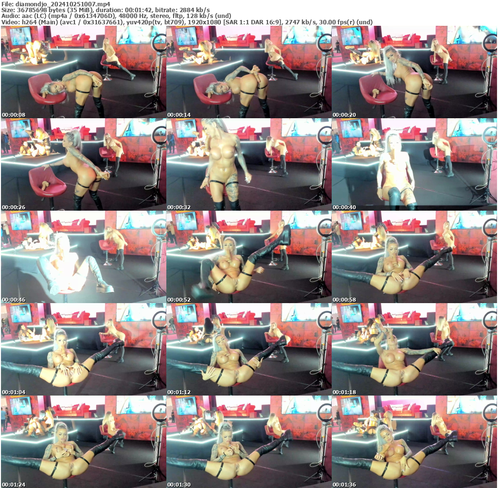 Preview thumb from diamondjo on 2024-10-25 @ bongacams