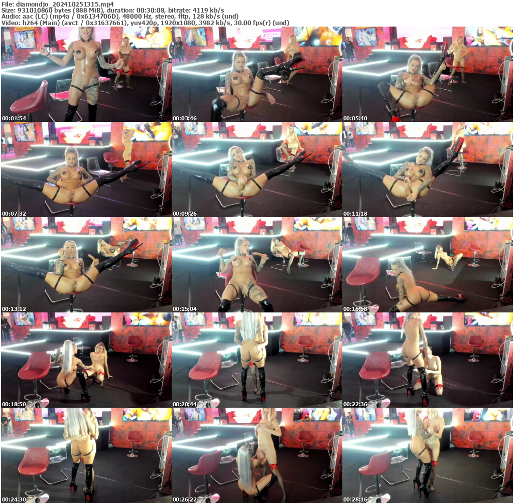 Preview thumb from diamondjo on 2024-10-25 @ bongacams