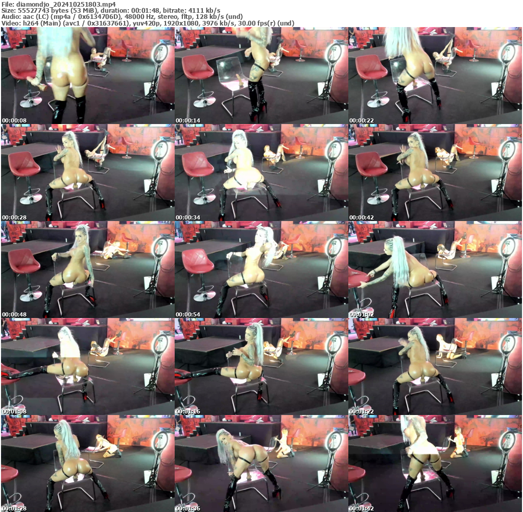 Preview thumb from diamondjo on 2024-10-25 @ bongacams