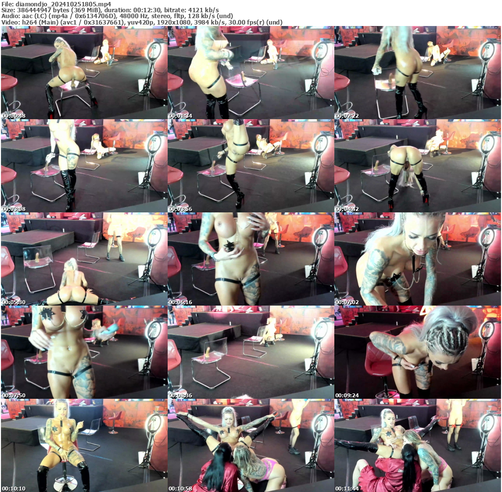 Preview thumb from diamondjo on 2024-10-25 @ bongacams