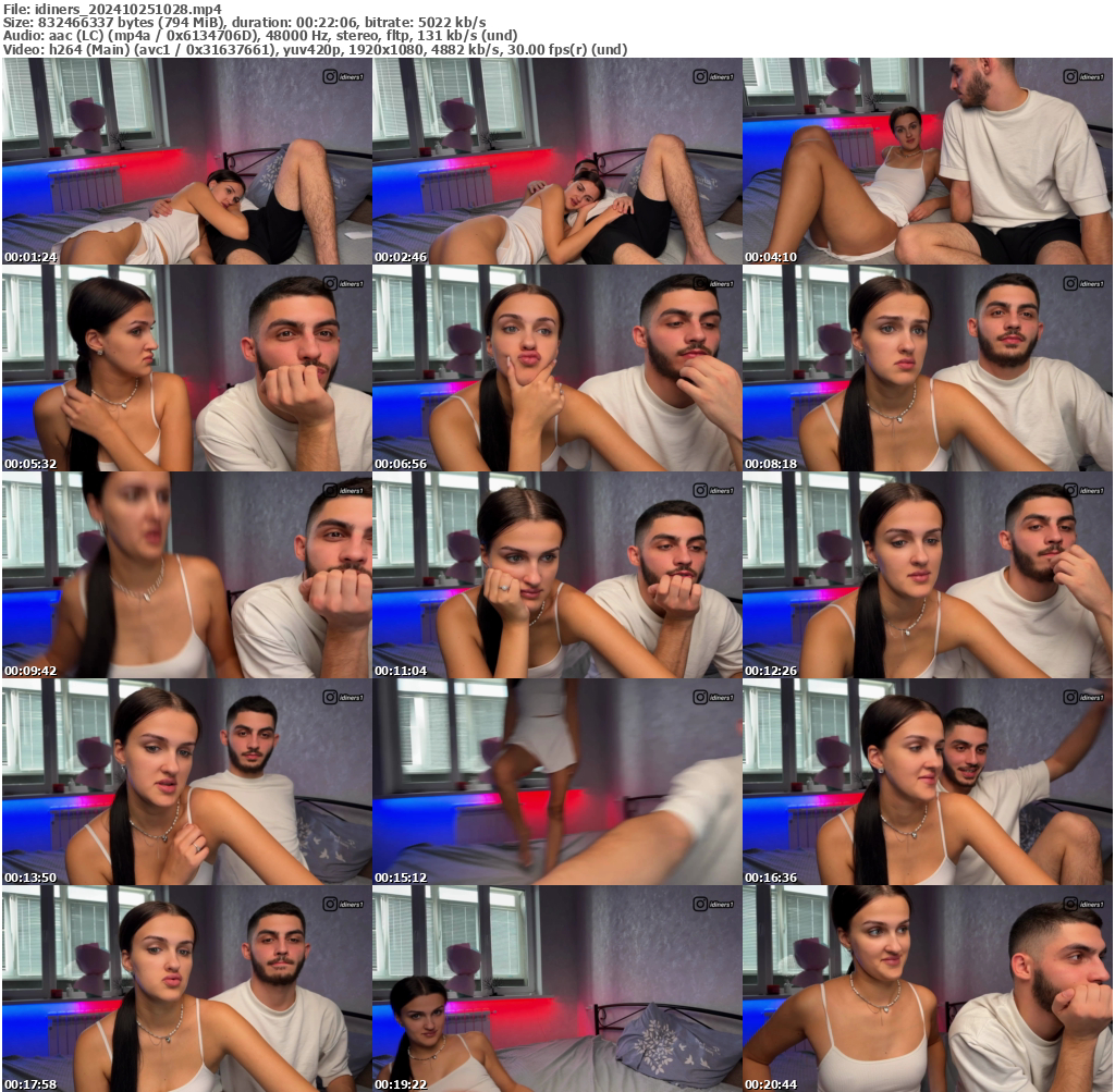 Preview thumb from idiners on 2024-10-25 @ bongacams