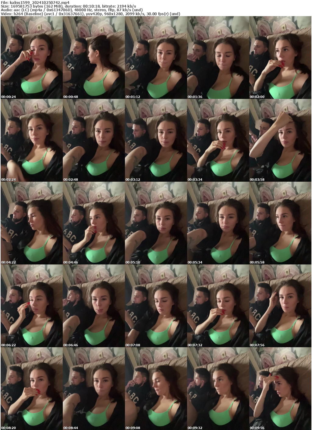 Preview thumb from kaliss1599 on 2024-10-25 @ bongacams