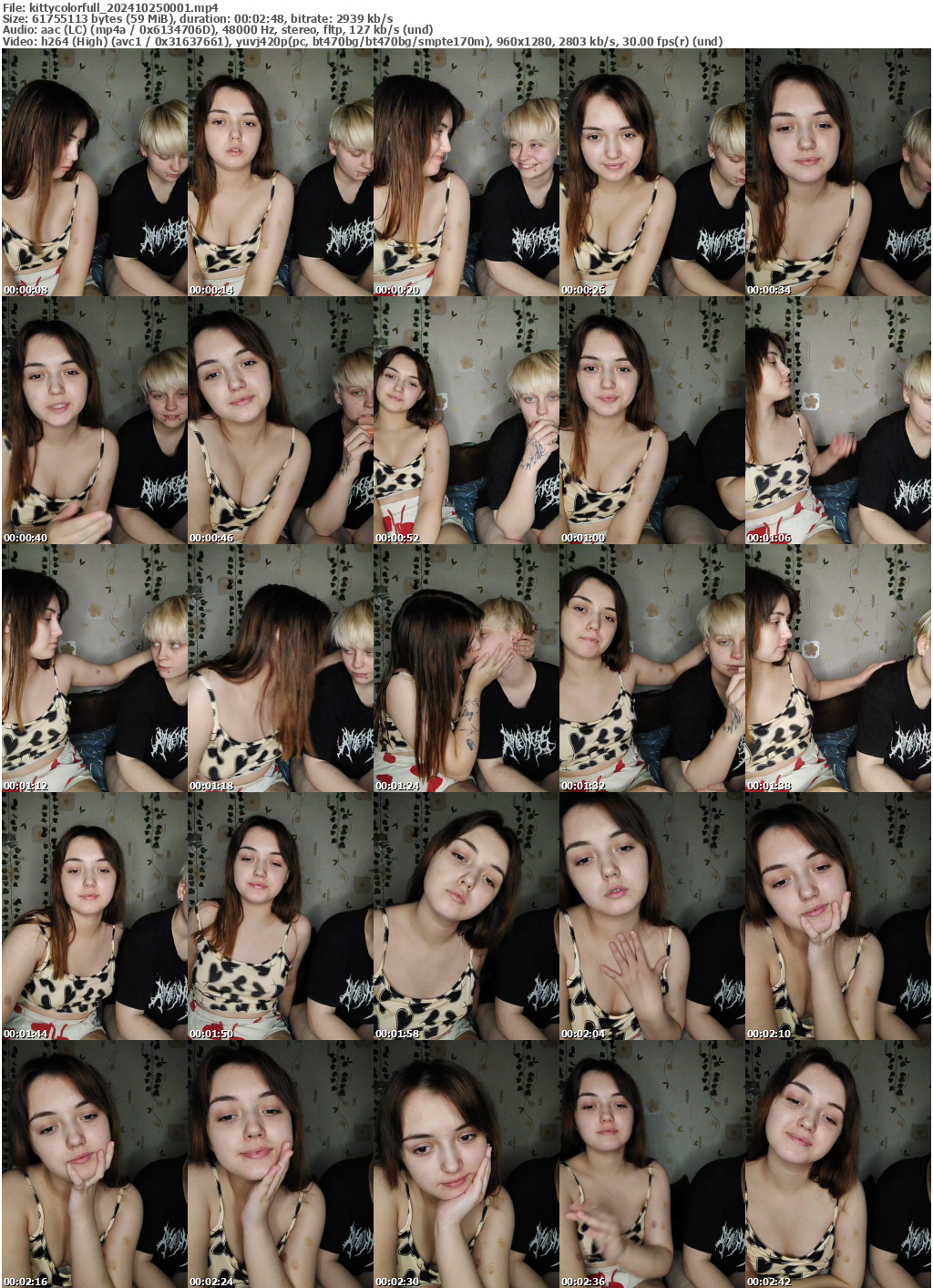 Preview thumb from kittycolorfull on 2024-10-25 @ bongacams