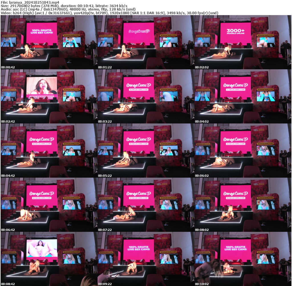 Preview thumb from laranya on 2024-10-25 @ bongacams