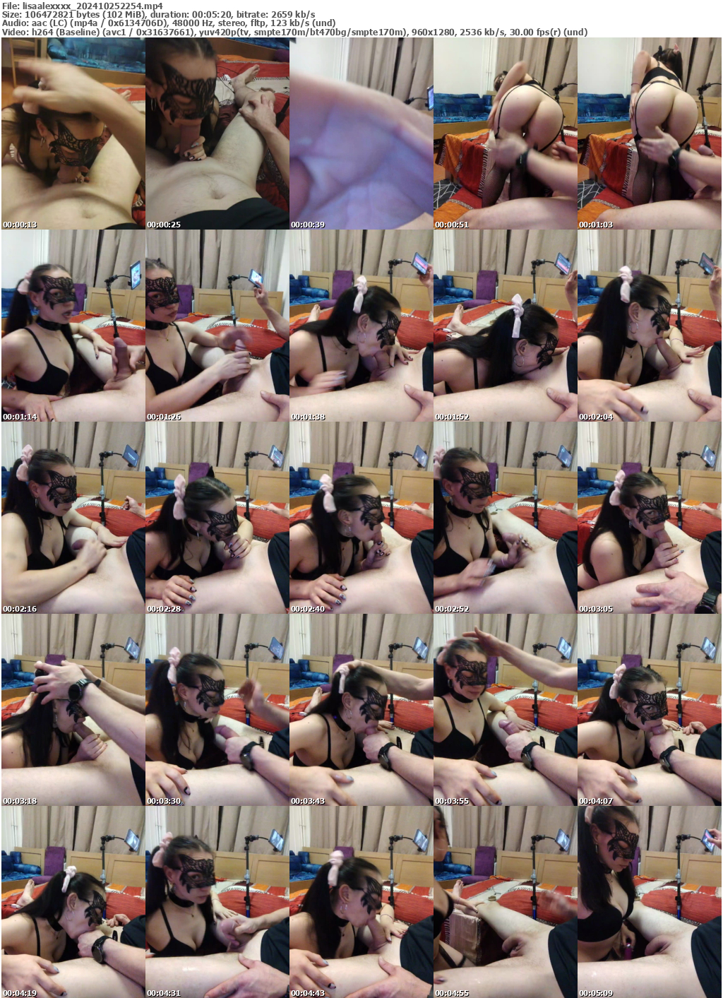 Preview thumb from lisaalexxxx on 2024-10-25 @ bongacams