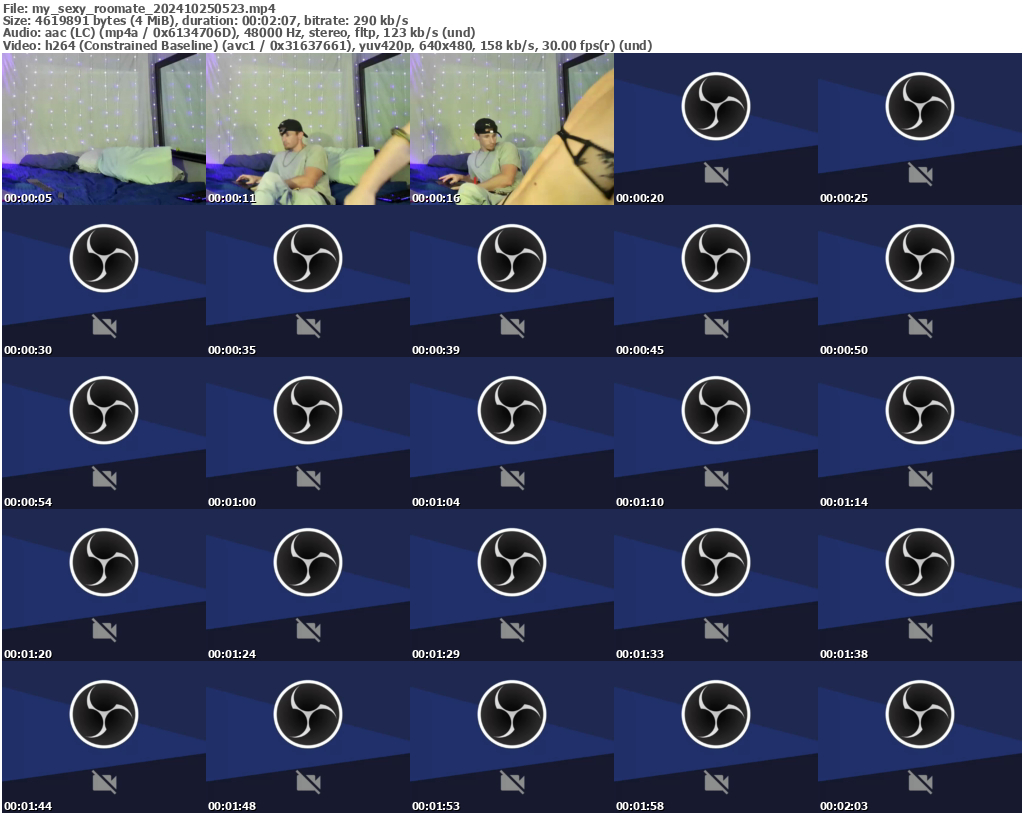 Preview thumb from my_sexy_roomate on 2024-10-25 @ bongacams