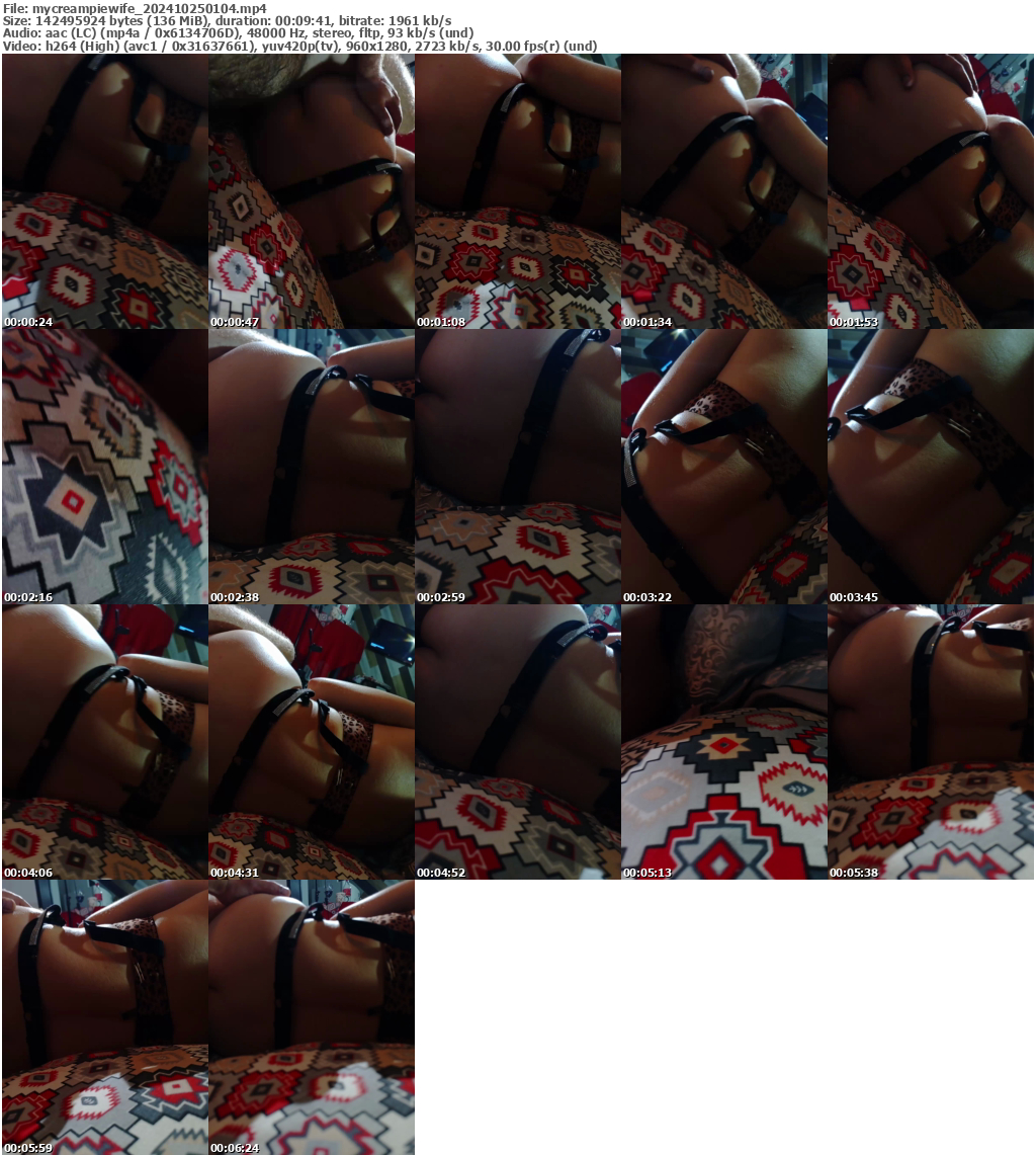 Preview thumb from mycreampiewife on 2024-10-25 @ bongacams