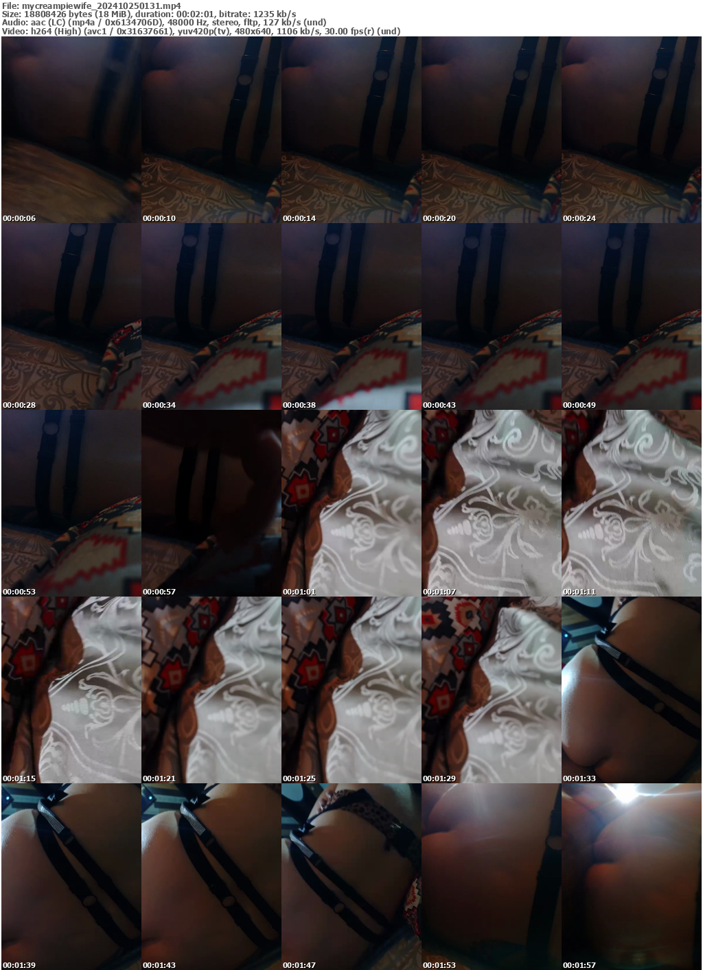 Preview thumb from mycreampiewife on 2024-10-25 @ bongacams