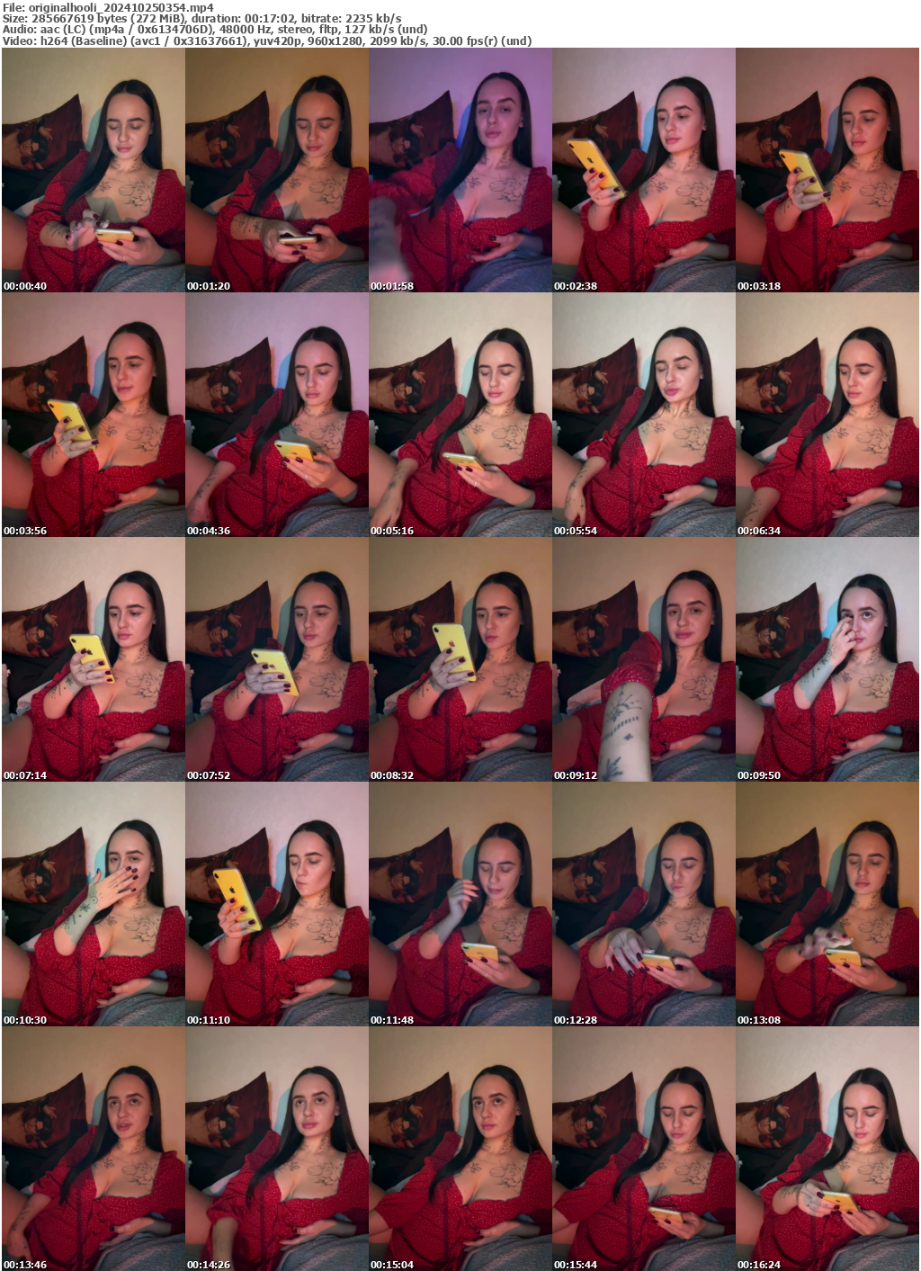 Preview thumb from originalhooli on 2024-10-25 @ bongacams