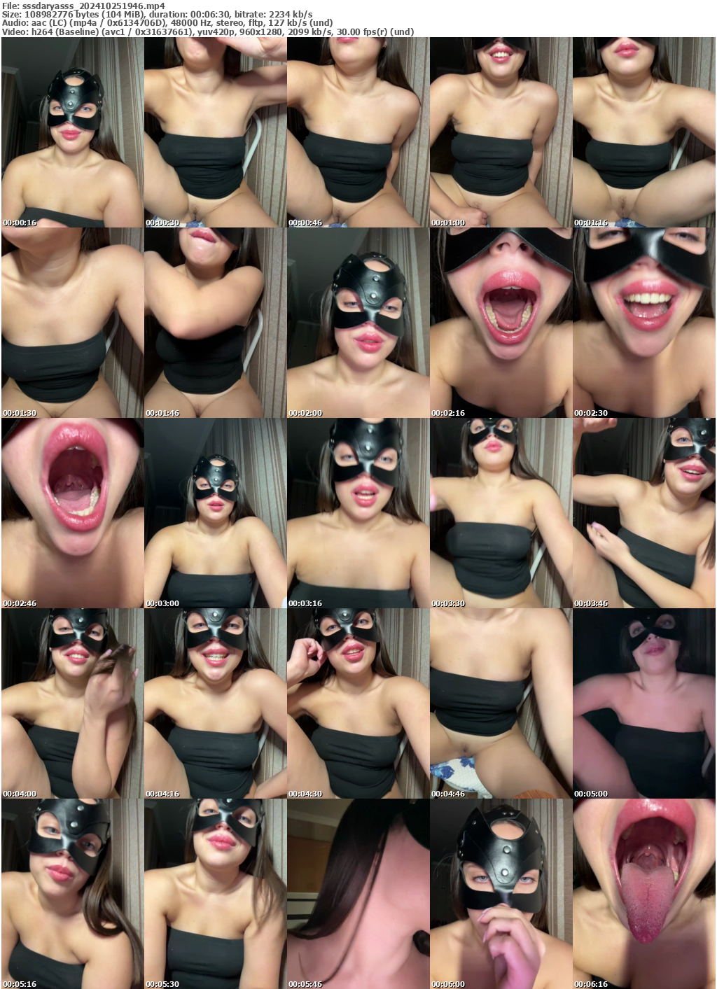 Preview thumb from sssdaryasss on 2024-10-25 @ bongacams