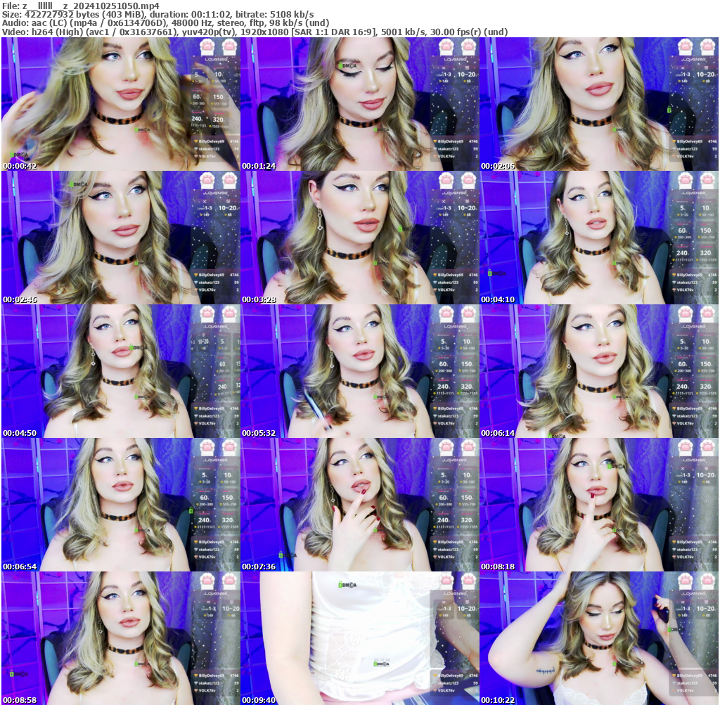 Preview thumb from z__llllll__z on 2024-10-25 @ bongacams