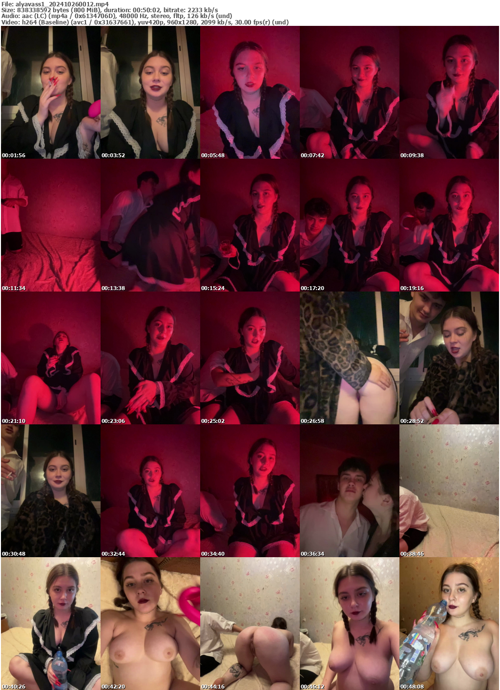 Preview thumb from alyavass1 on 2024-10-26 @ bongacams