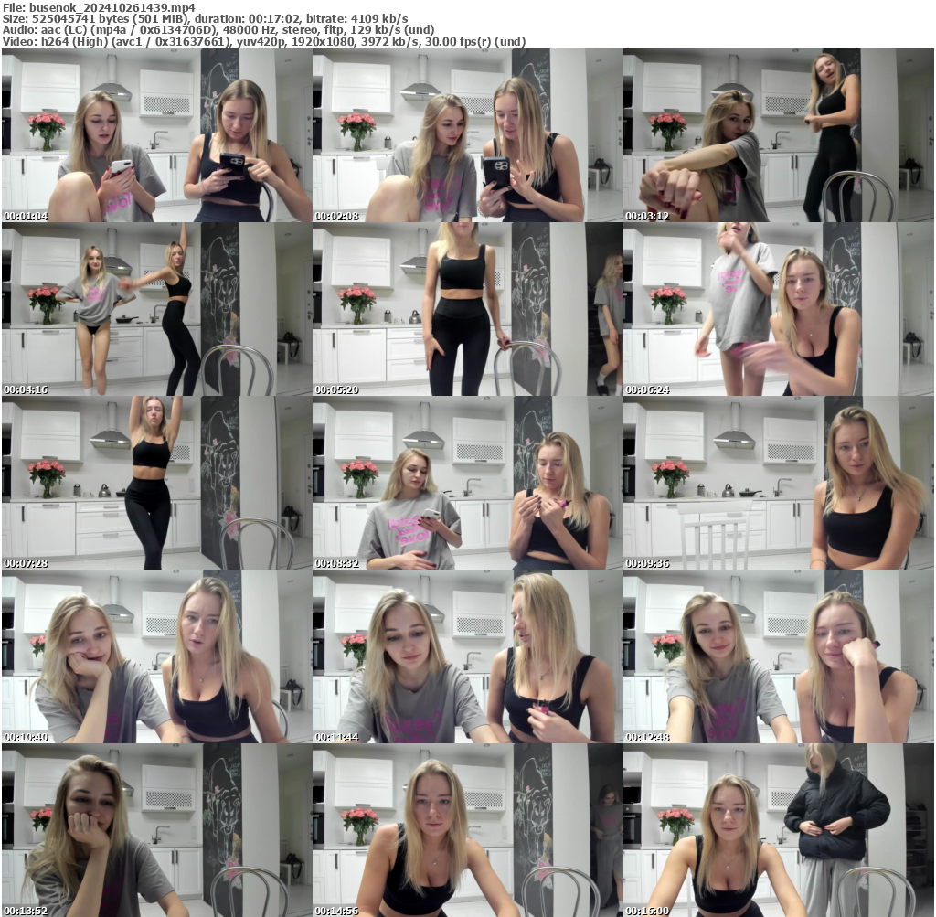 Preview thumb from busenok on 2024-10-26 @ bongacams