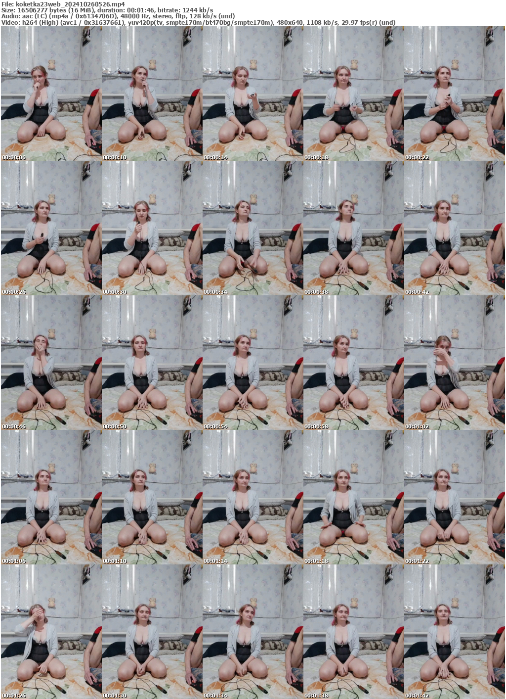 Preview thumb from koketka23web on 2024-10-26 @ bongacams