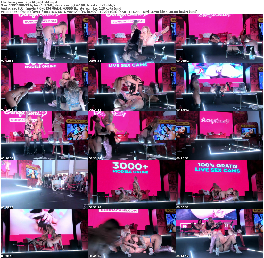 Preview thumb from krissysins on 2024-10-26 @ bongacams