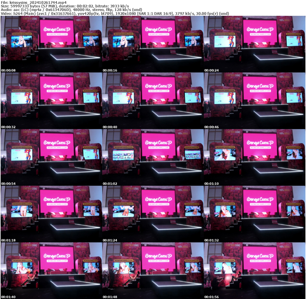 Preview thumb from krissysins on 2024-10-26 @ bongacams