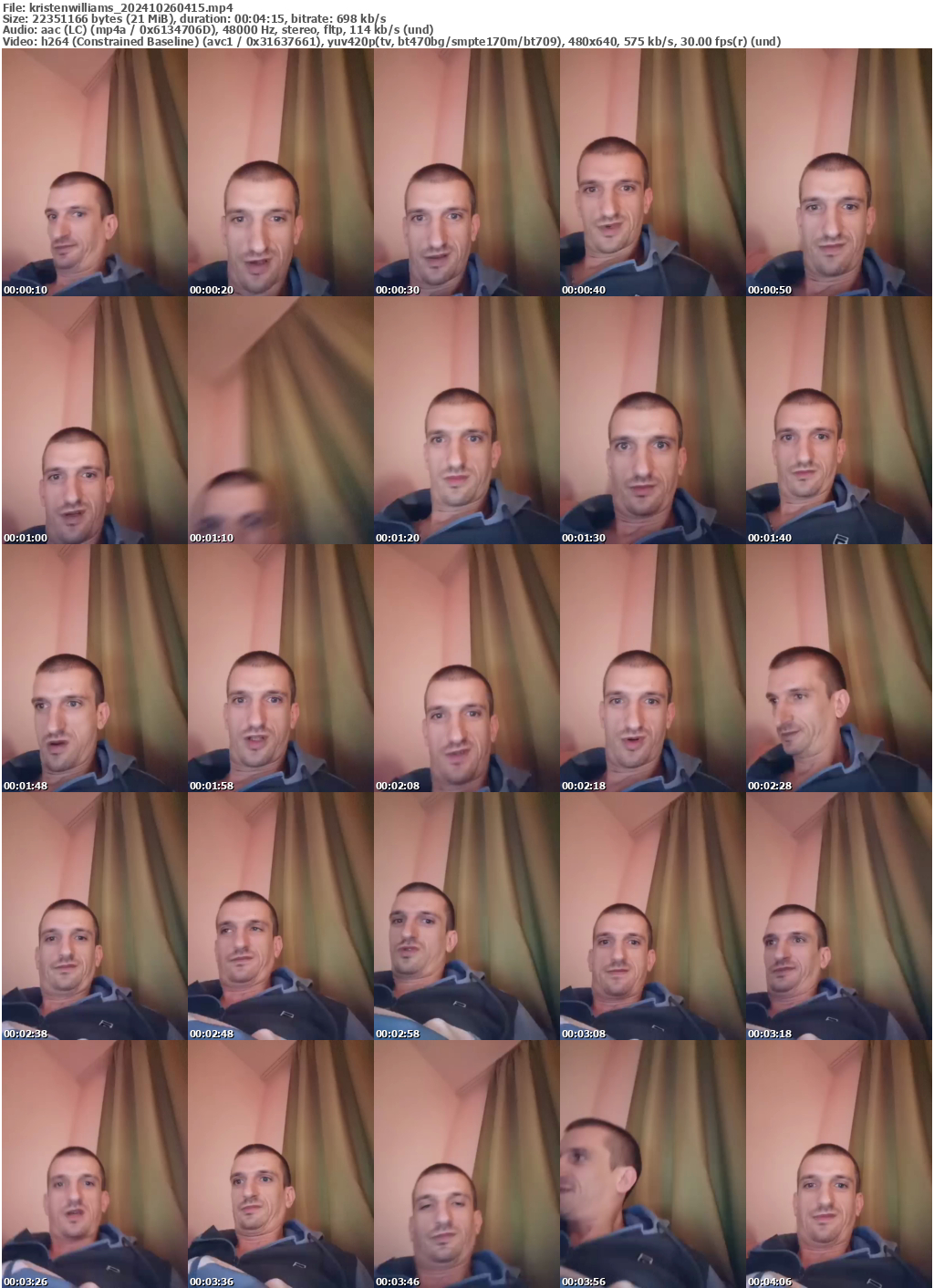 Preview thumb from kristenwilliams on 2024-10-26 @ bongacams