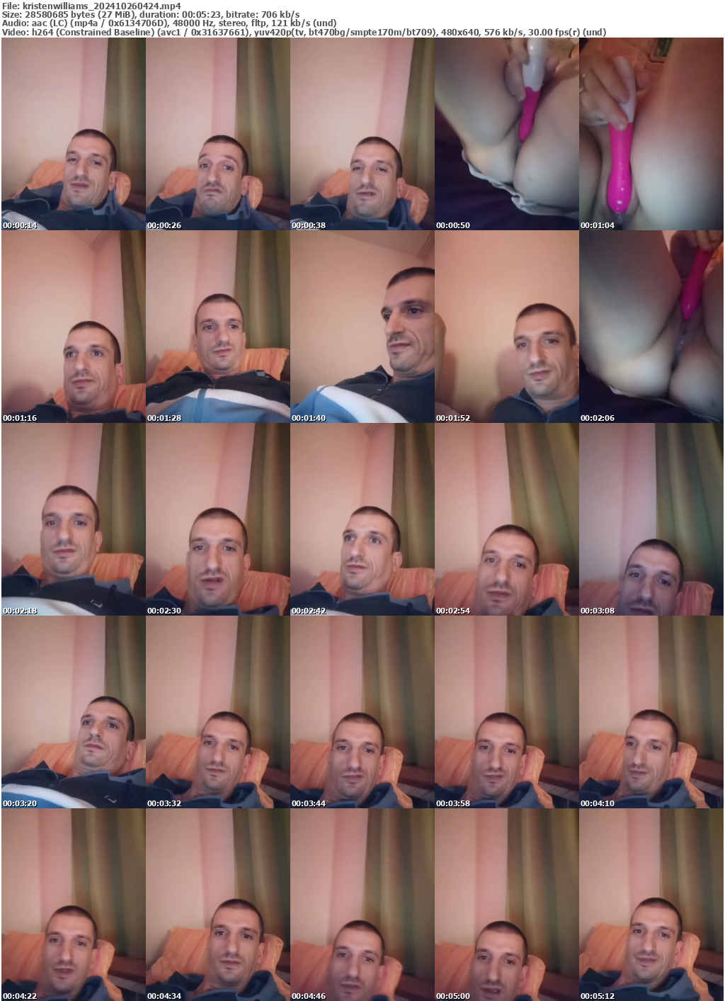 Preview thumb from kristenwilliams on 2024-10-26 @ bongacams