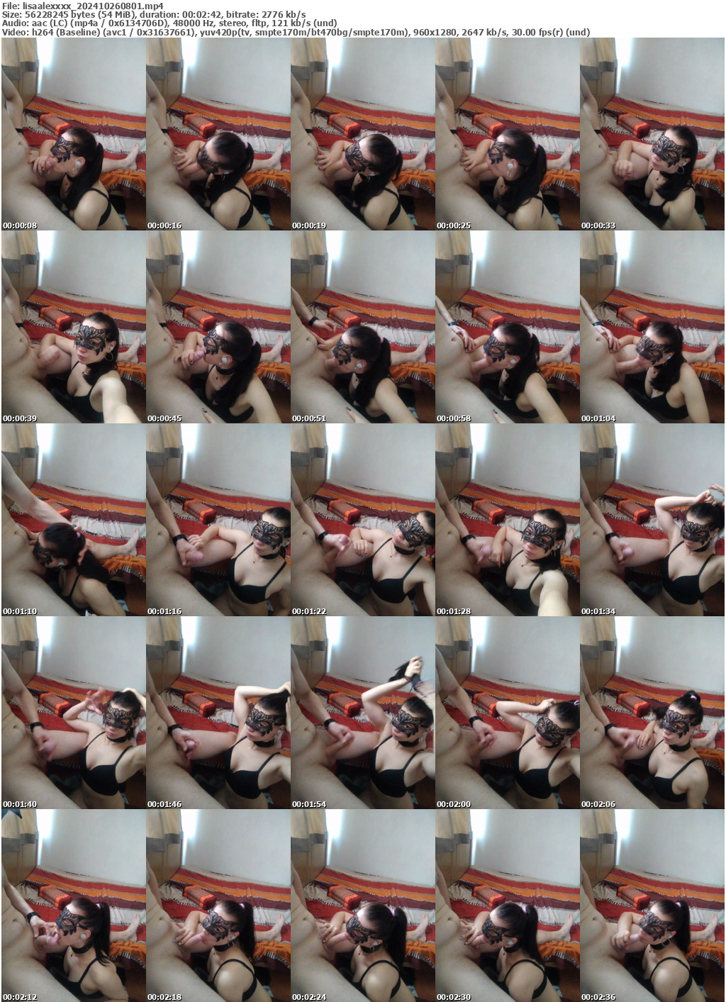 Preview thumb from lisaalexxxx on 2024-10-26 @ bongacams