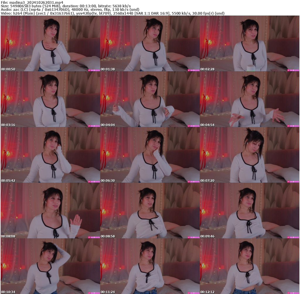 Preview thumb from madina3 on 2024-10-26 @ bongacams