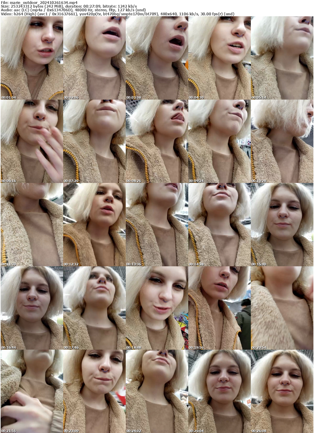 Preview thumb from marie_outdoor on 2024-10-26 @ bongacams