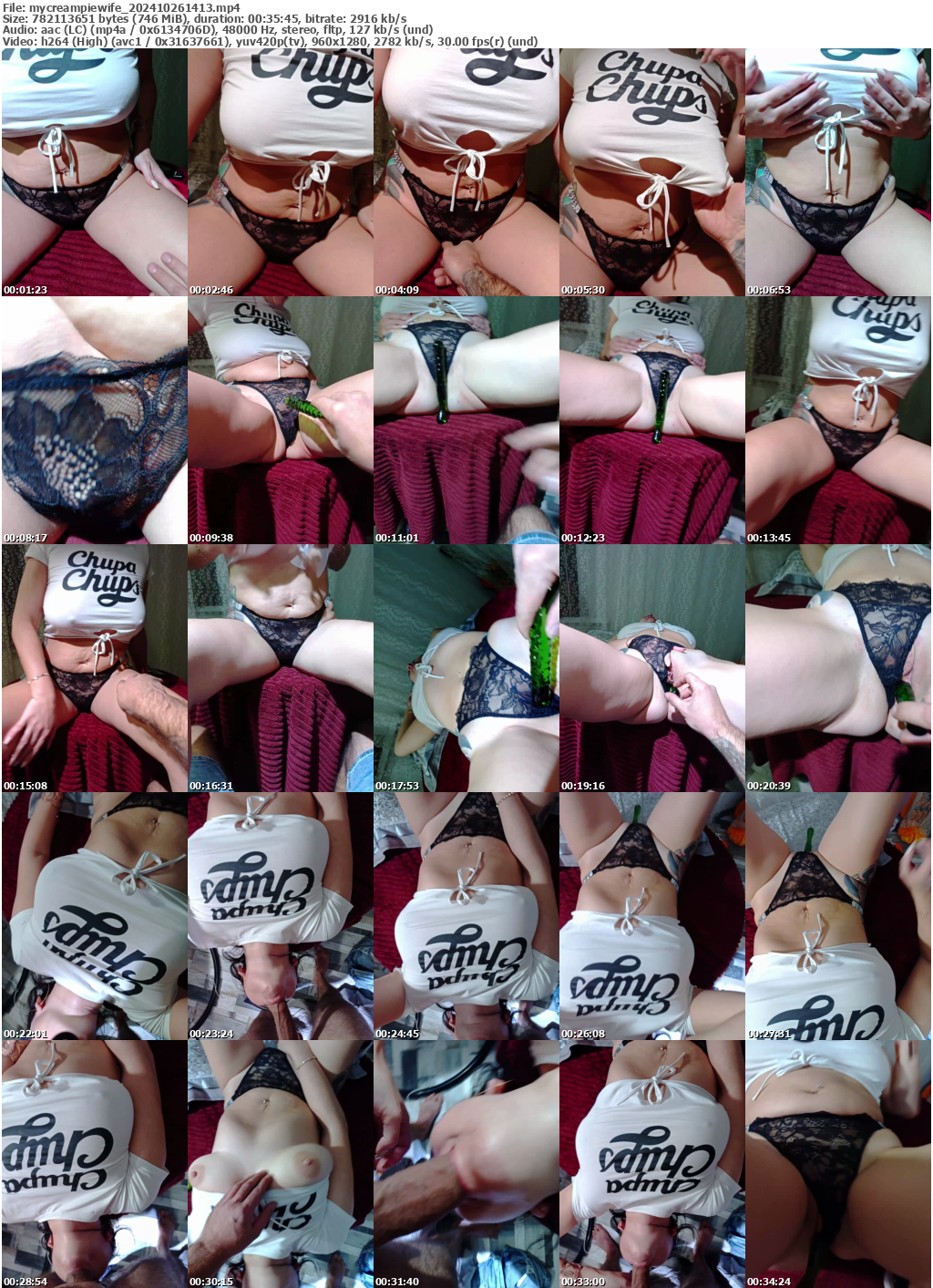 Preview thumb from mycreampiewife on 2024-10-26 @ bongacams