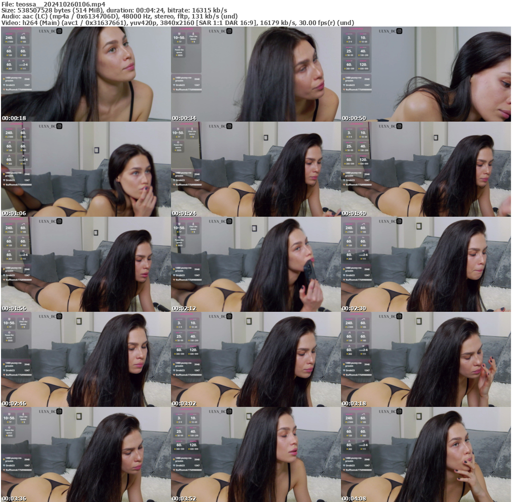 Preview thumb from teossa_ on 2024-10-26 @ bongacams