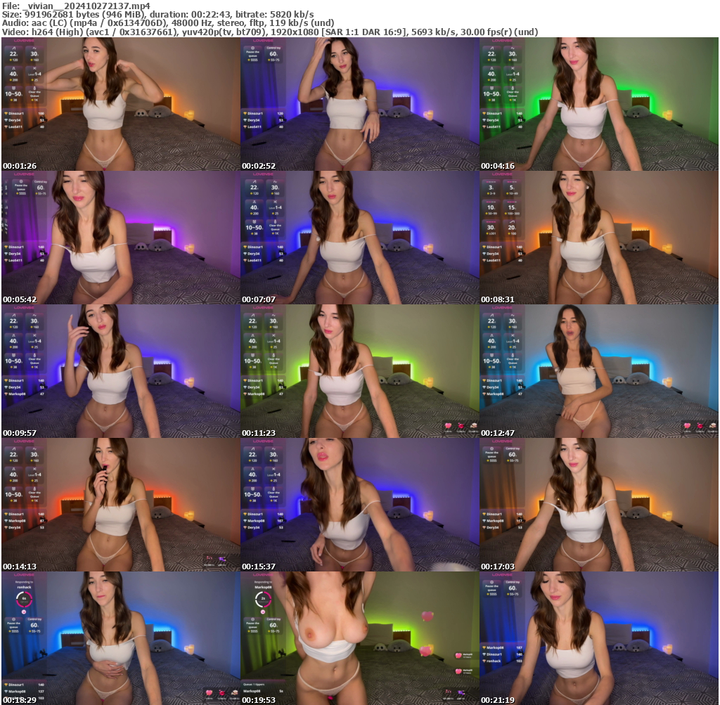 Preview thumb from _vivian_ on 2024-10-27 @ bongacams