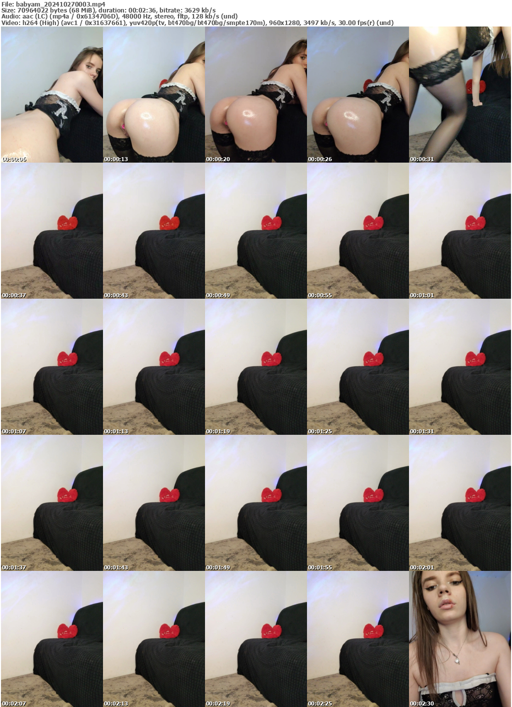 Preview thumb from babyam on 2024-10-27 @ bongacams