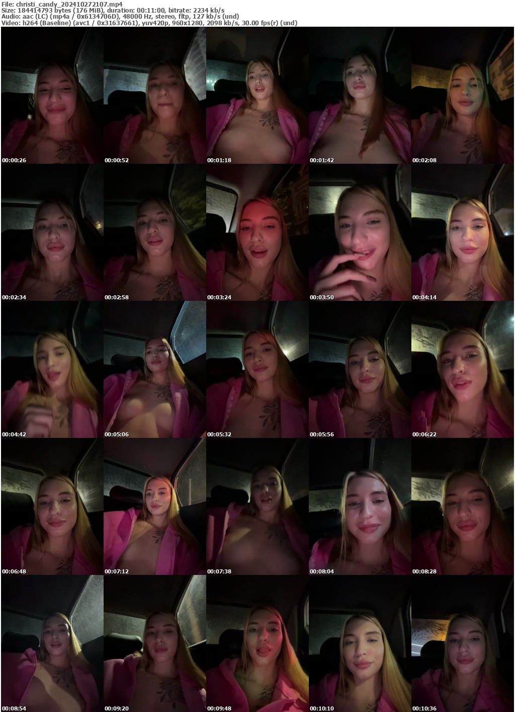 Preview thumb from christi_candy on 2024-10-27 @ bongacams