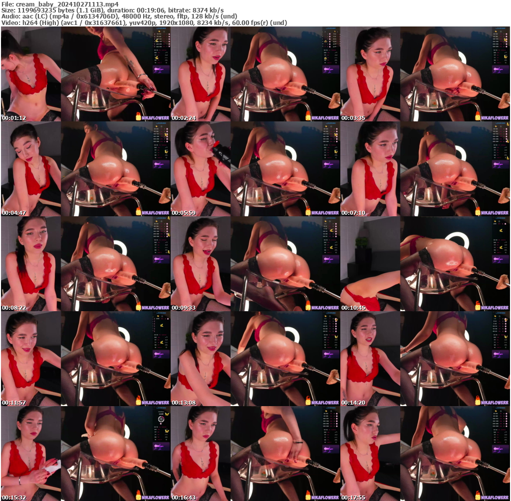 Preview thumb from cream_baby on 2024-10-27 @ bongacams