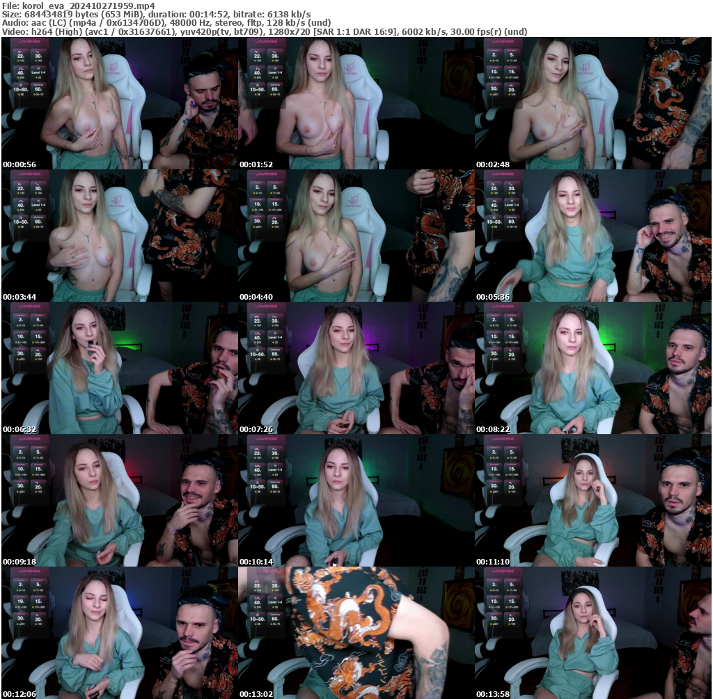 Preview thumb from korol_eva on 2024-10-27 @ bongacams